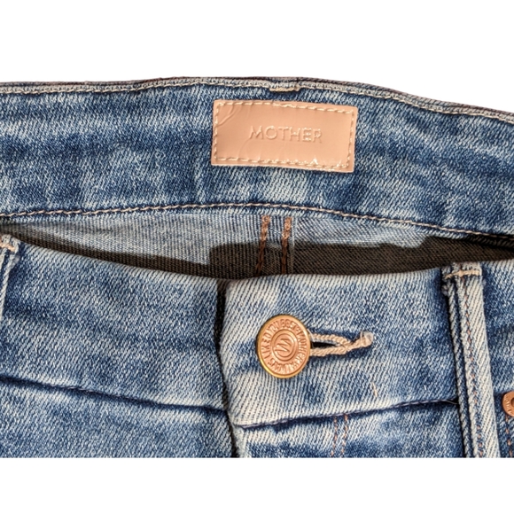 Like New Mother The Looker Ankle Fray A Groovy Kind of Love Jeans Size 27 - Picture 3 of 5